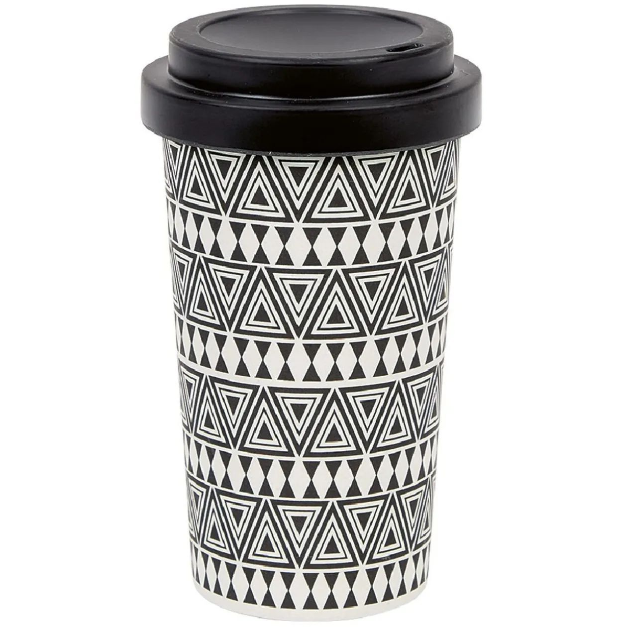 Mug imprimé avec couvercle uni 400 ml