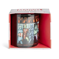Mug Marvel personnages emblématiques noir et rouge 315ml