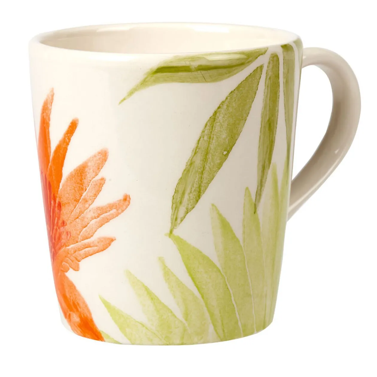Mug motif feuilles tropicales 40 cl