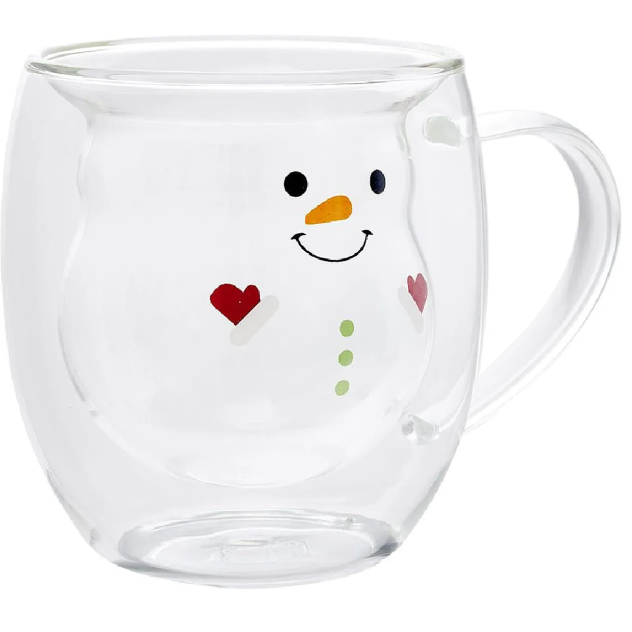 Mug Noël verre double paroi 30cl - 2 modèles