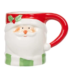 Mug père Noël rouge et blanc