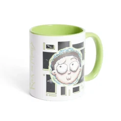 Mug Rick et Morty blanc et vert clair 315ml