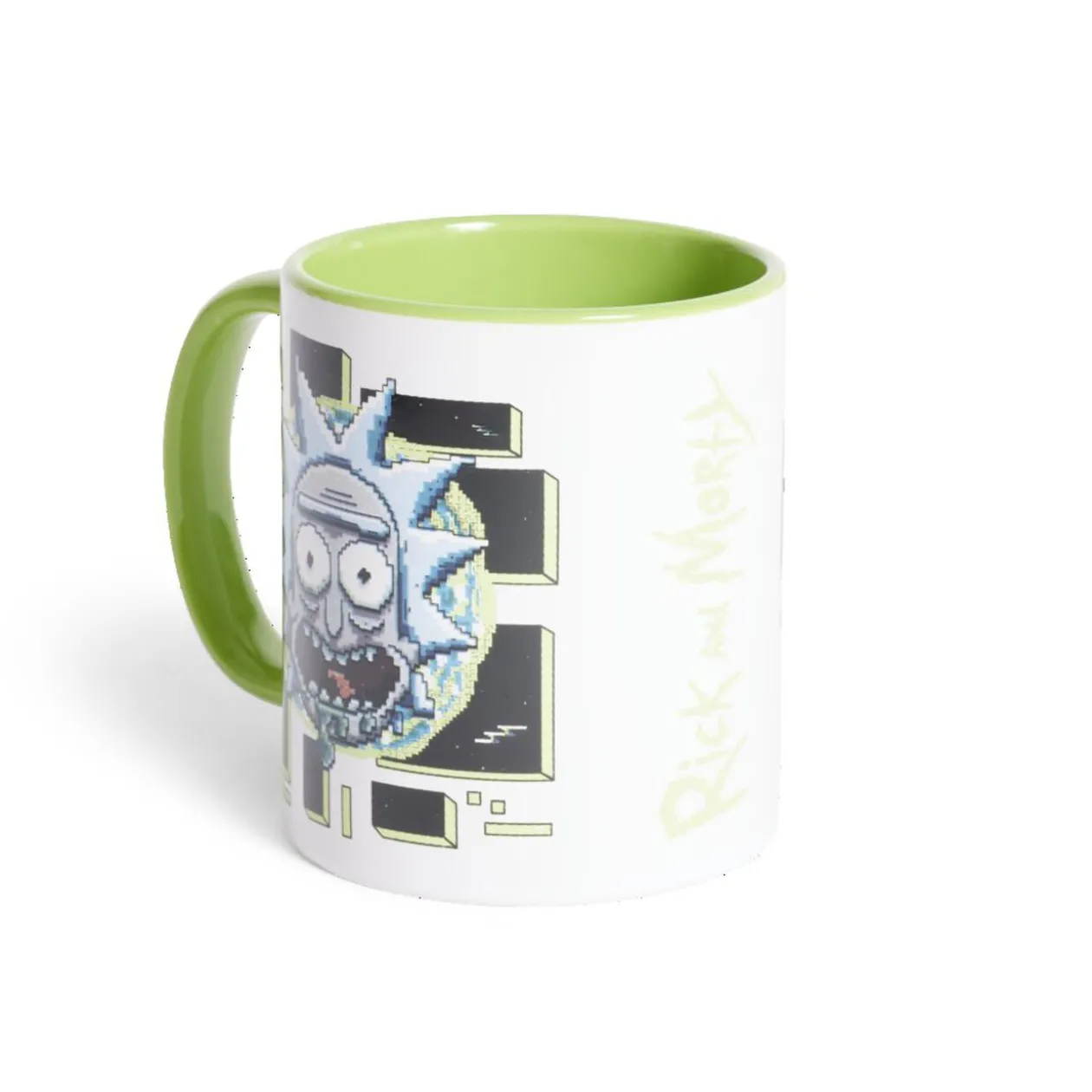 Mug Rick et Morty blanc et vert clair 315ml