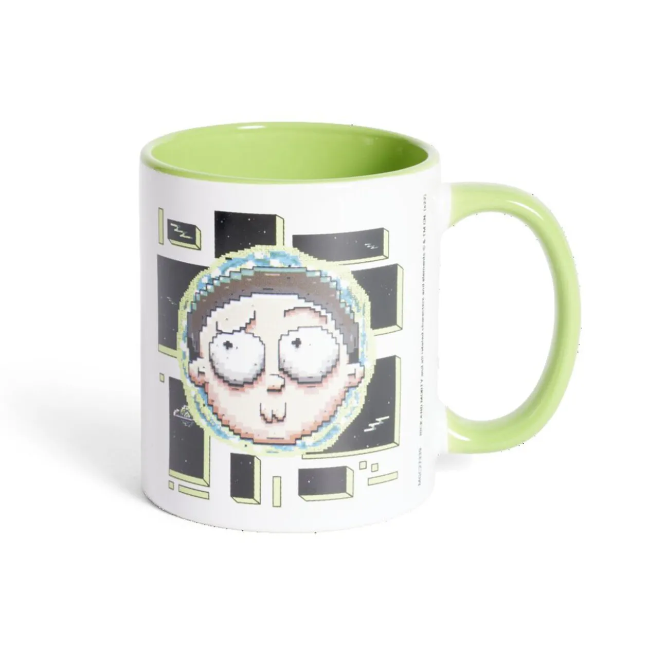 Mug Rick et Morty blanc et vert clair 315ml