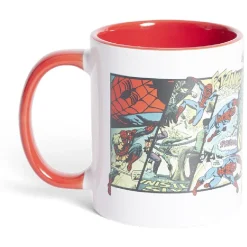 Mug Spiderman Marvel BD blanc et rouge 315ml