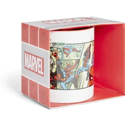 Mug Spiderman Marvel BD blanc et rouge 315ml