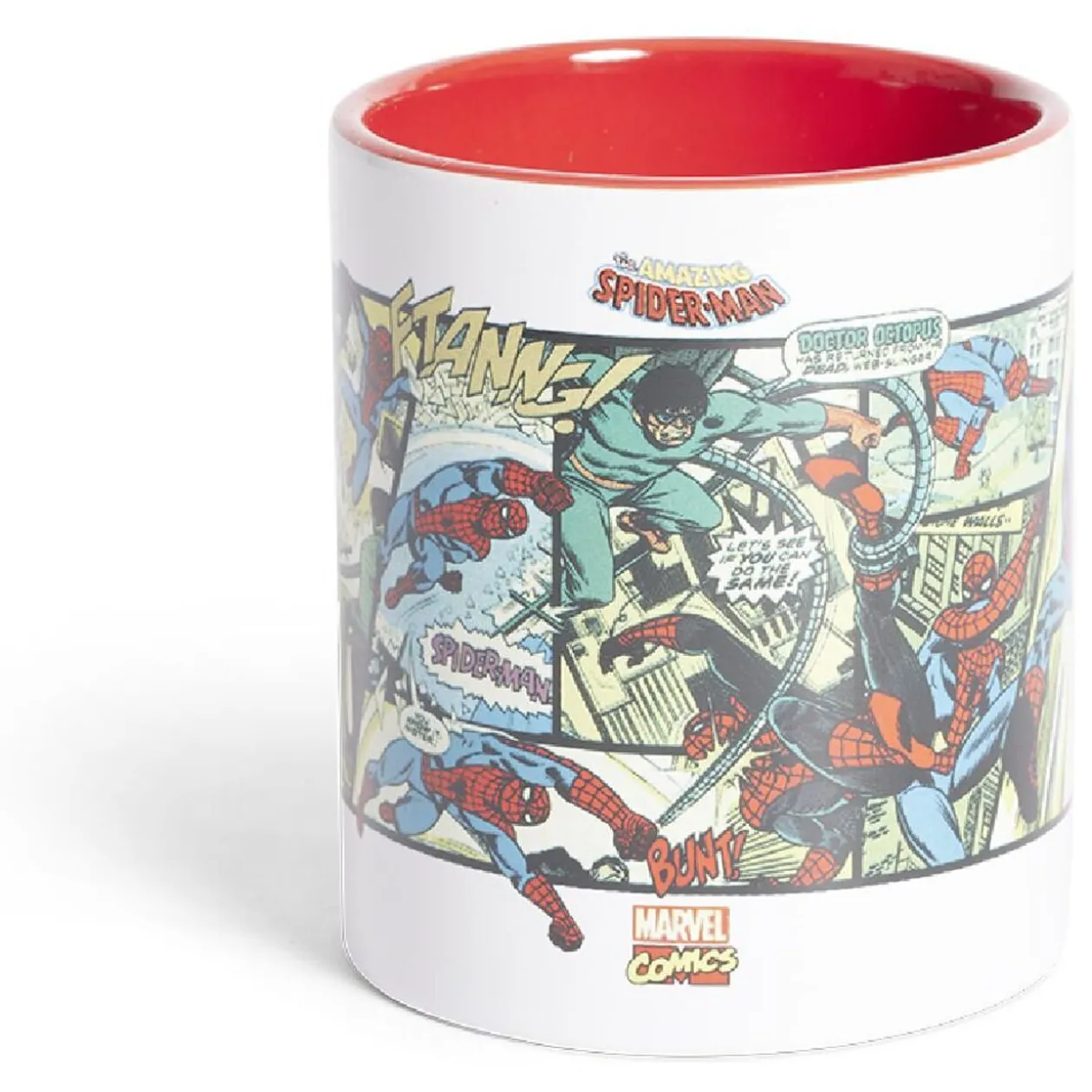 Mug Spiderman Marvel BD blanc et rouge 315ml