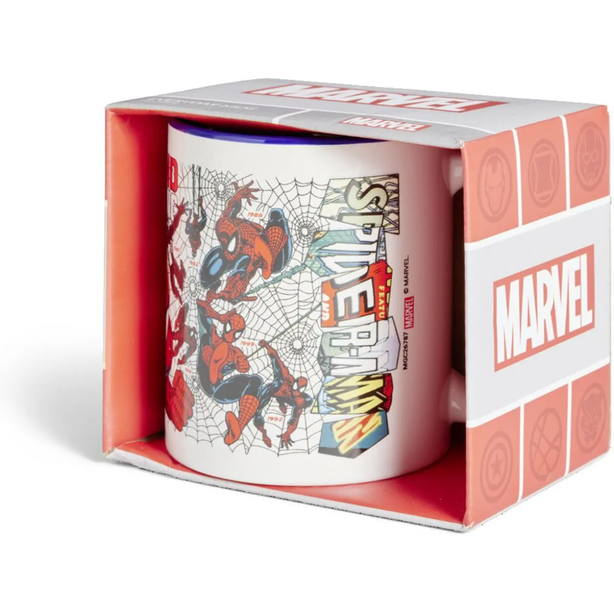 Mug Spiderman Marvel blanc et bleu 315ml