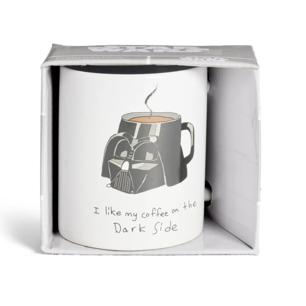 Mug Star Wars Dark Vador blanc et noir 315ml