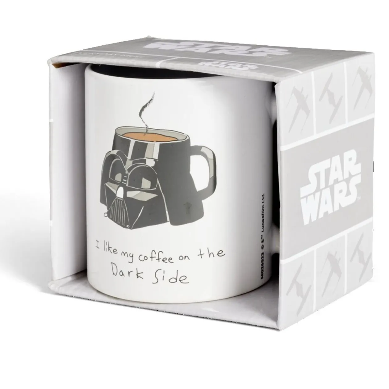 Mug Star Wars Dark Vador blanc et noir 315ml