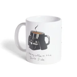Mug Star Wars Dark Vador blanc et noir 315ml