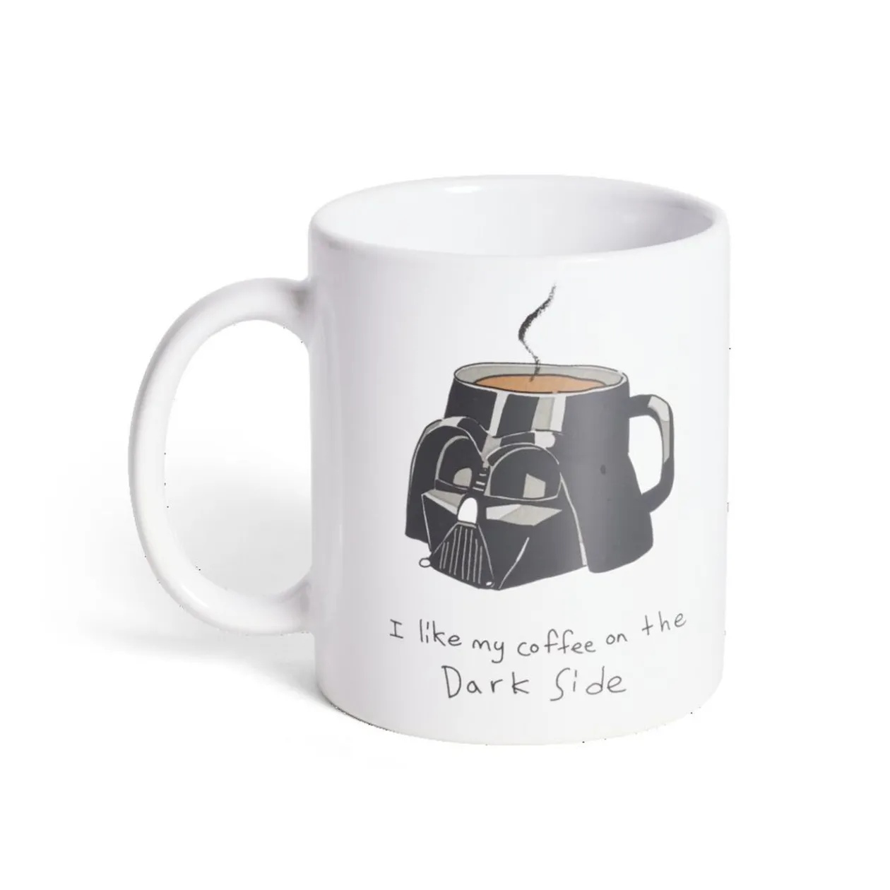 Mug Star Wars Dark Vador blanc et noir 315ml