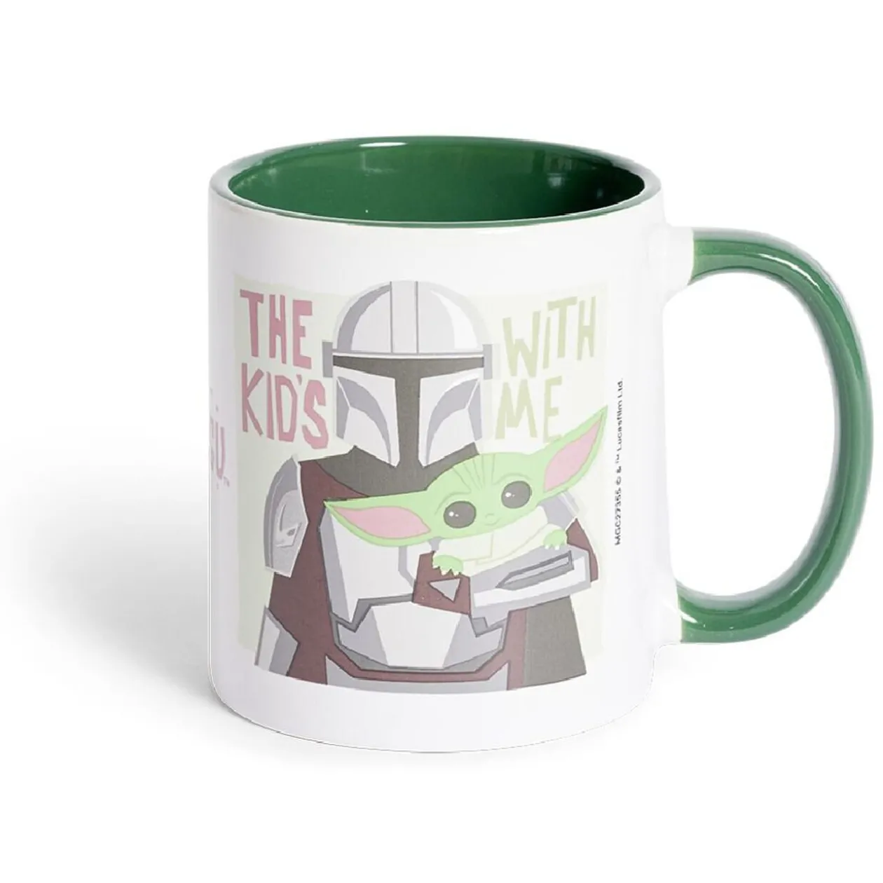 Mug Star Wars Mandalorian Storm Trooper blanc et vert 315ml