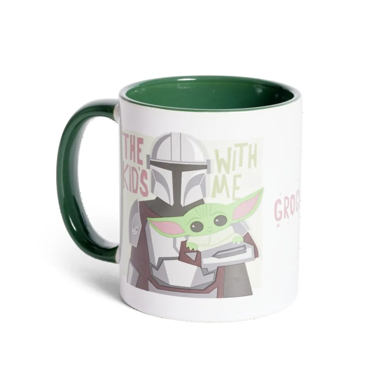 Mug Star Wars Mandalorian Storm Trooper blanc et vert 315ml