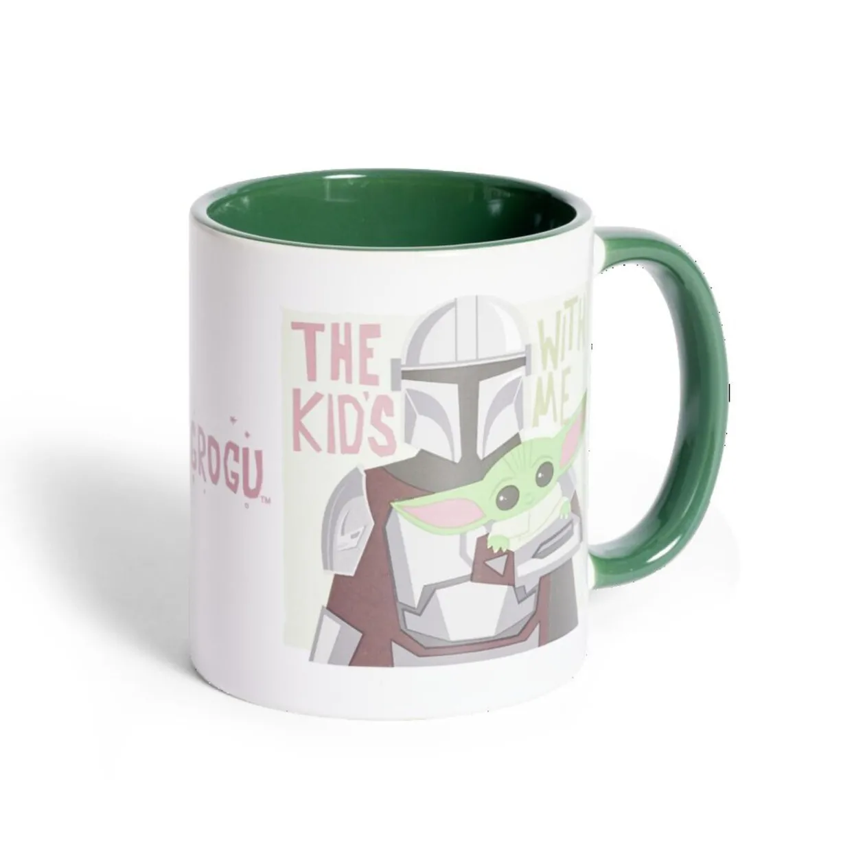 Mug Star Wars Mandalorian Storm Trooper blanc et vert 315ml