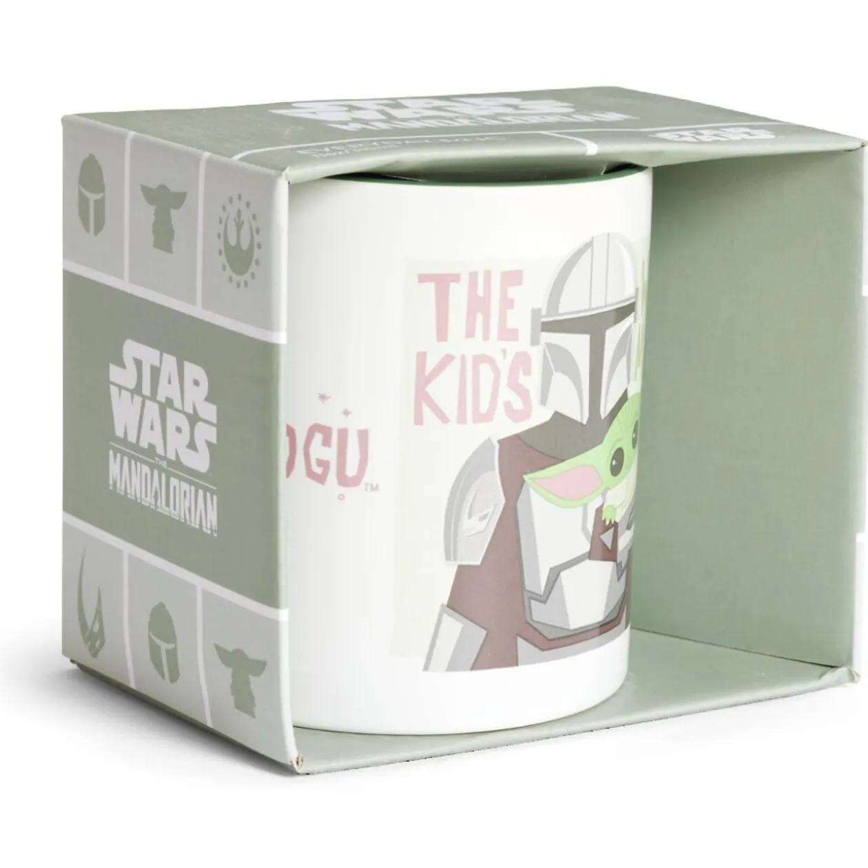 Mug Star Wars Mandalorian Storm Trooper blanc et vert 315ml
