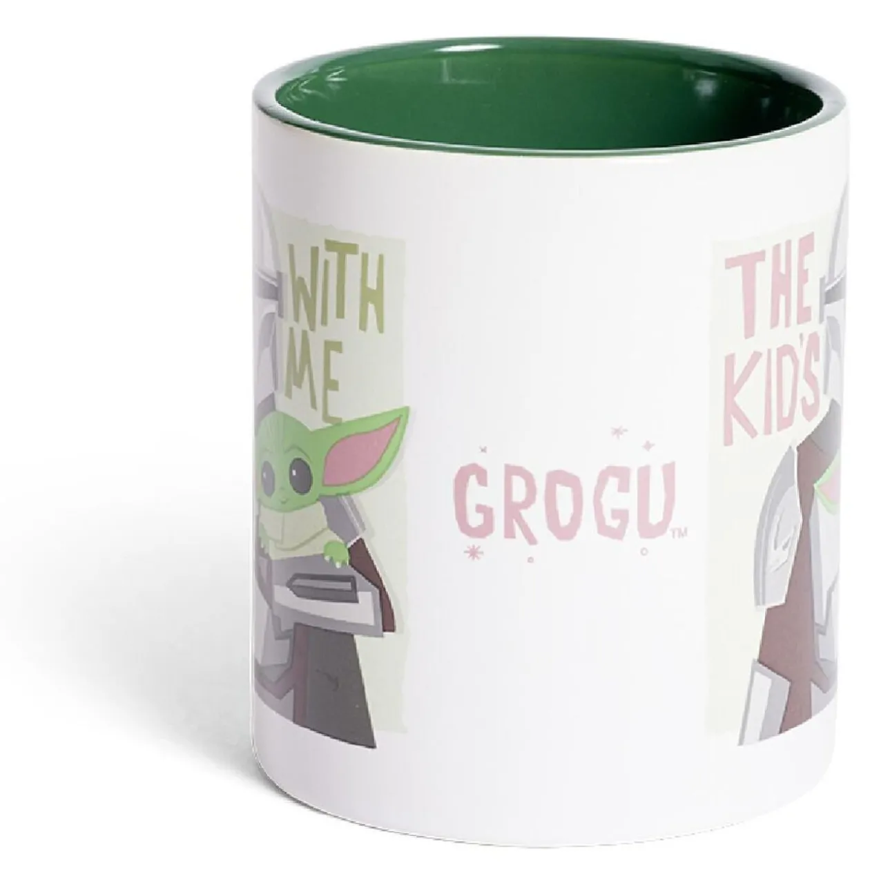 Mug Star Wars Mandalorian Storm Trooper blanc et vert 315ml