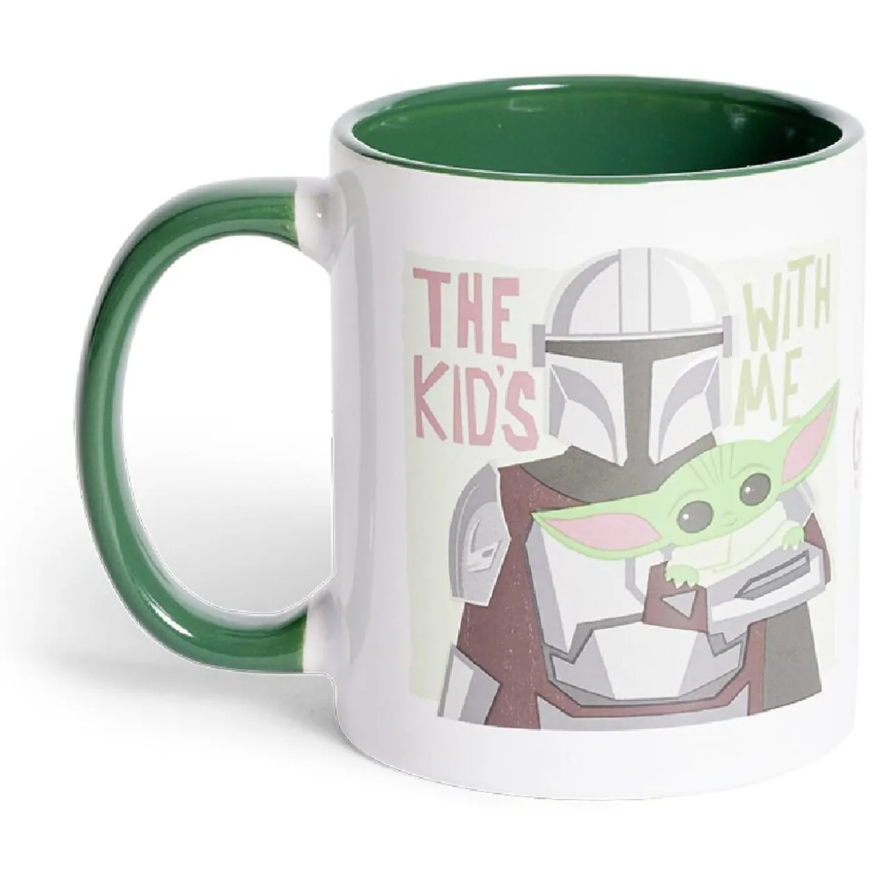 Mug Star Wars Mandalorian Storm Trooper blanc et vert 315ml
