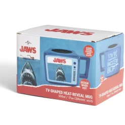 Mug thermoréactif requin Les dents de la mer forme TV bleu 500ml