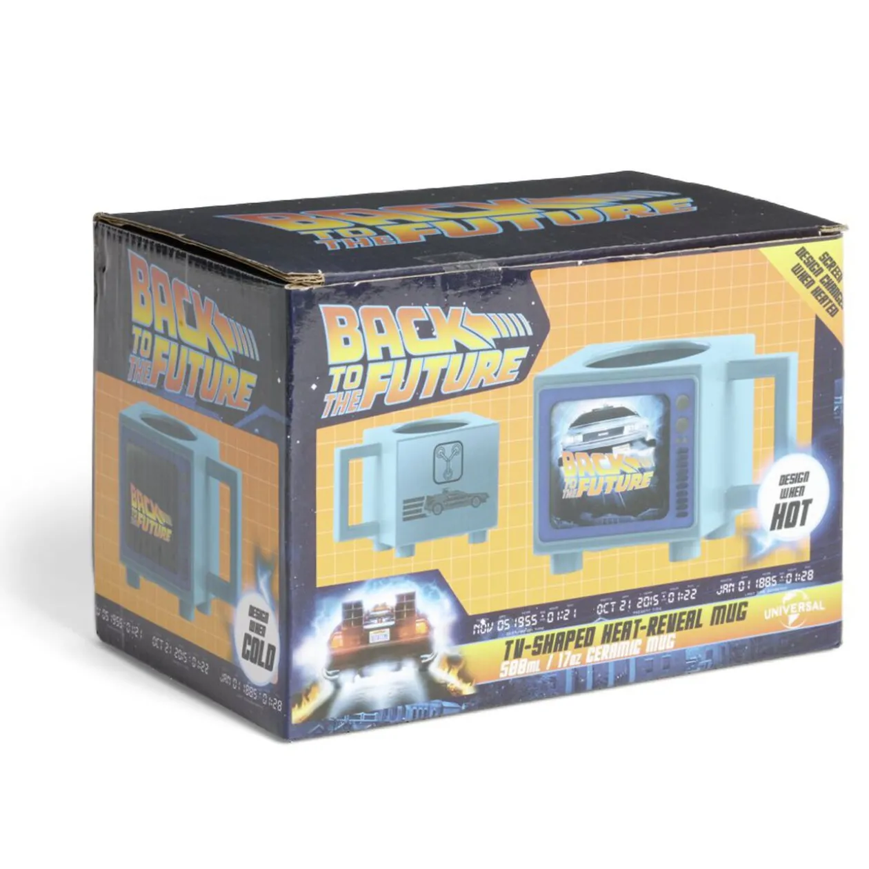 Mug thermoréactif Retour vers le Futur bleu 500ml