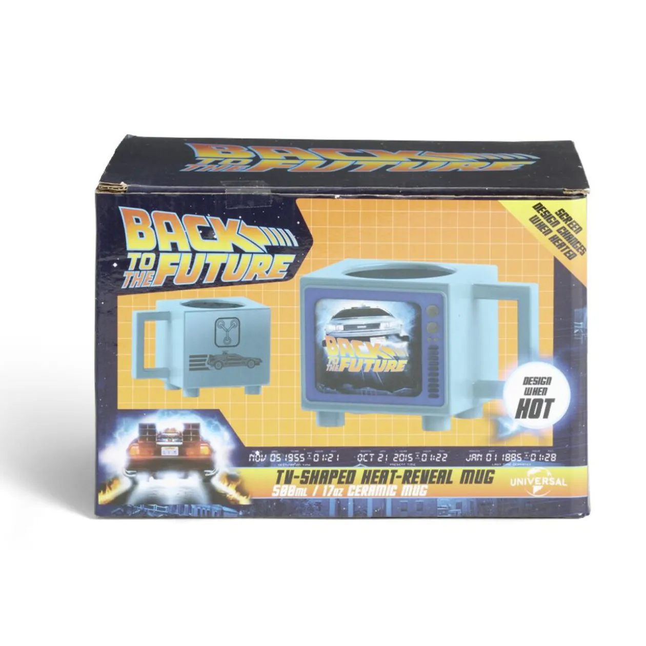 Mug thermoréactif Retour vers le Futur bleu 500ml