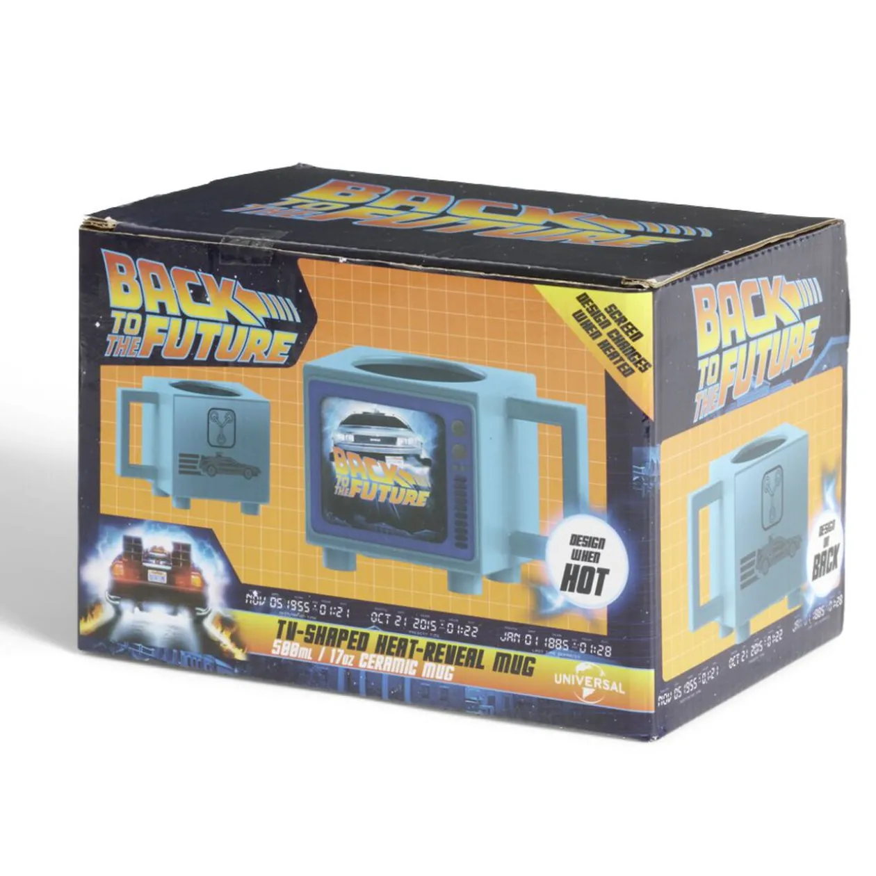 Mug thermoréactif Retour vers le Futur bleu 500ml