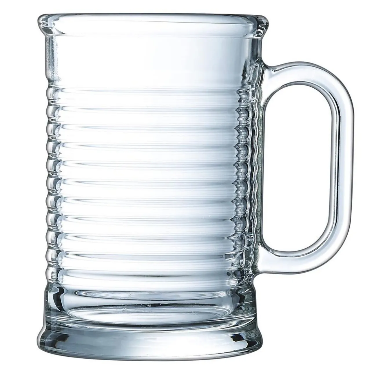 Mug transparent en verre trempé design conserve Luminarc 9 cl