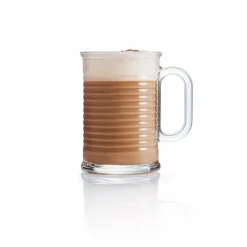 Mug transparent en verre trempé design conserve Luminarc 9 cl