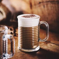 Mug transparent en verre trempé design conserve Luminarc 9 cl