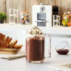 Mug transparent en verre trempé droit Luminarc 32 cl