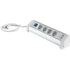 Multiprise 5 prises et 2 ports USB