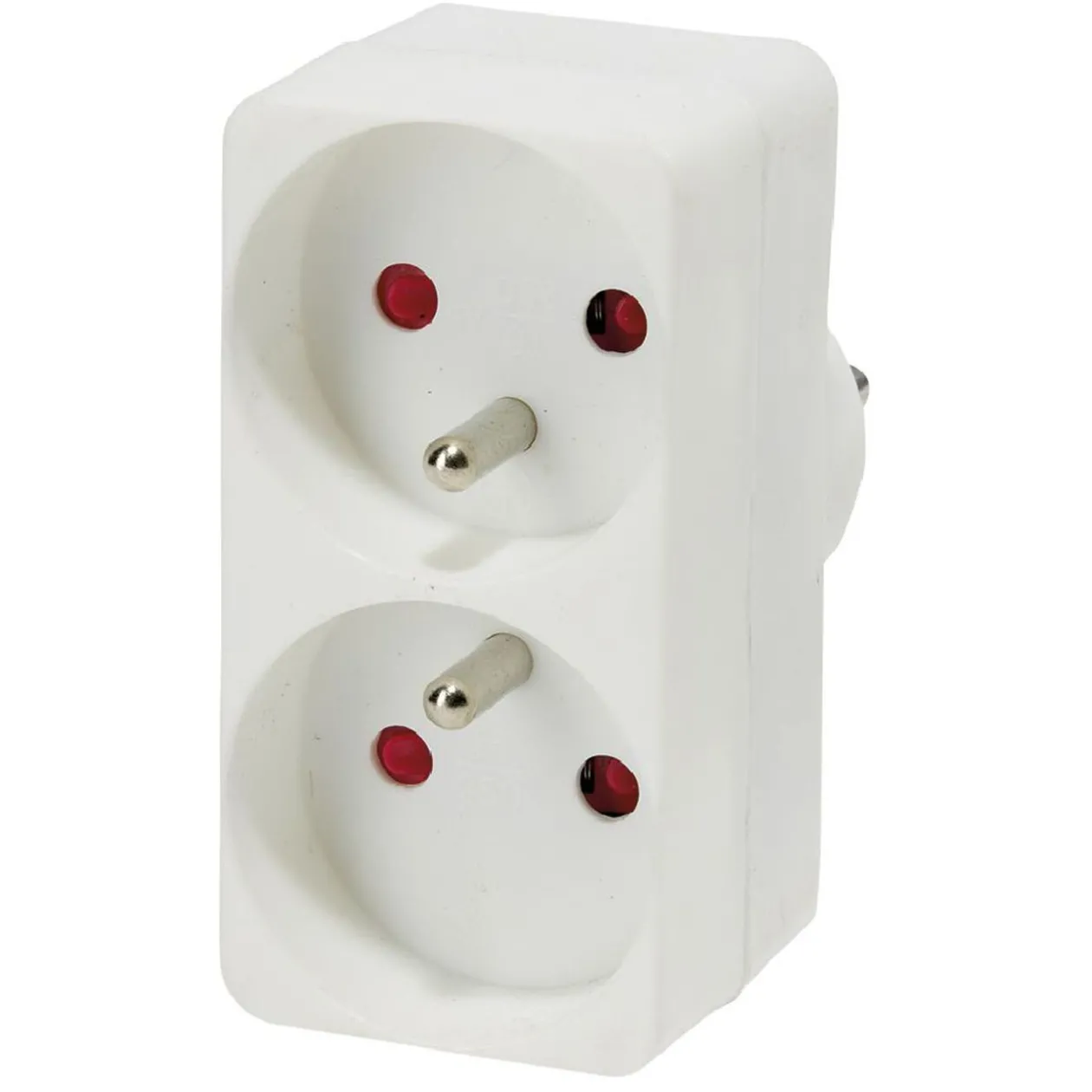Multiprise duplite 2x16A blanc