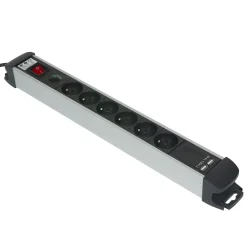 Multiprise parafoudre 6 prises et 2 usb noir