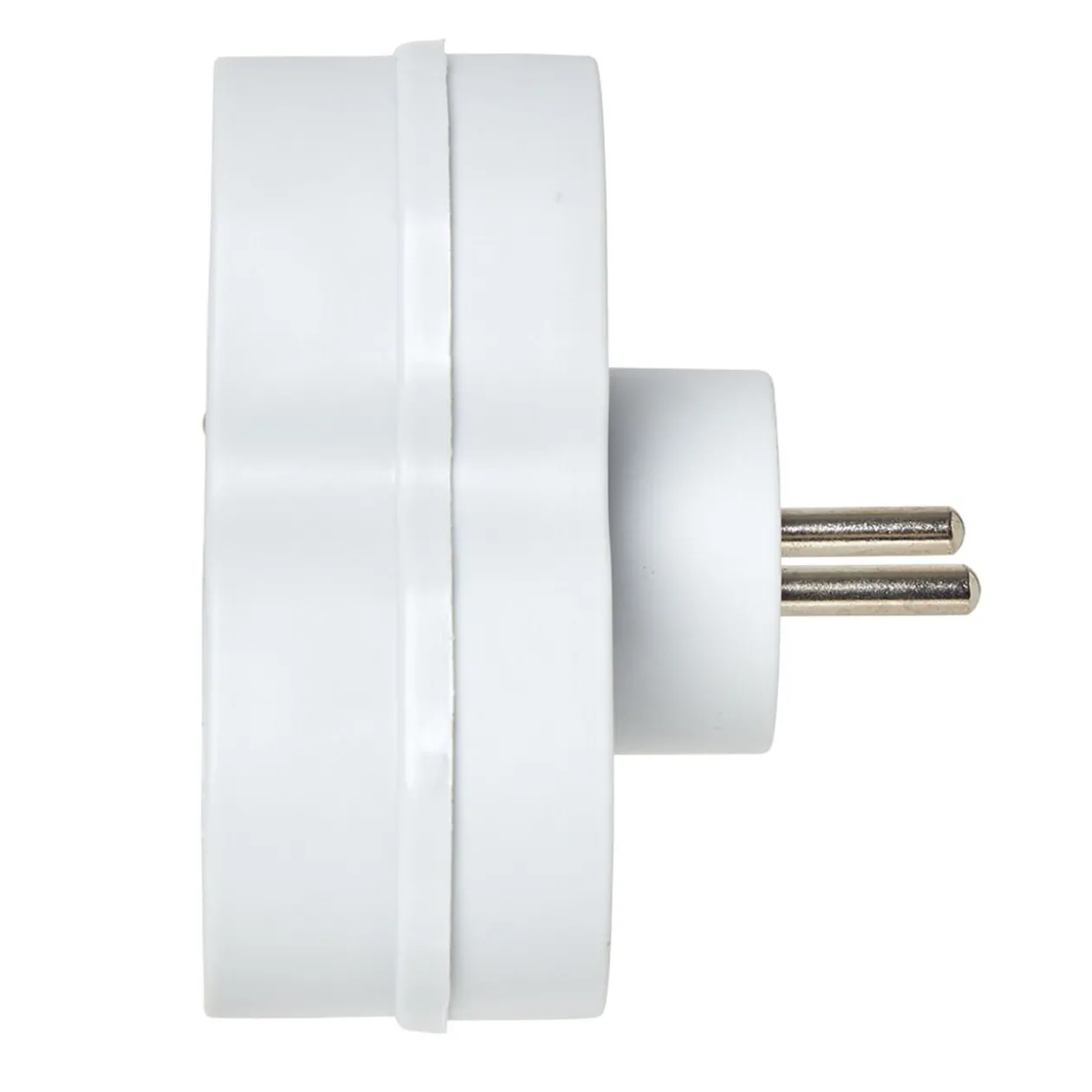 Multiprise triangulaire blanche 3 prises