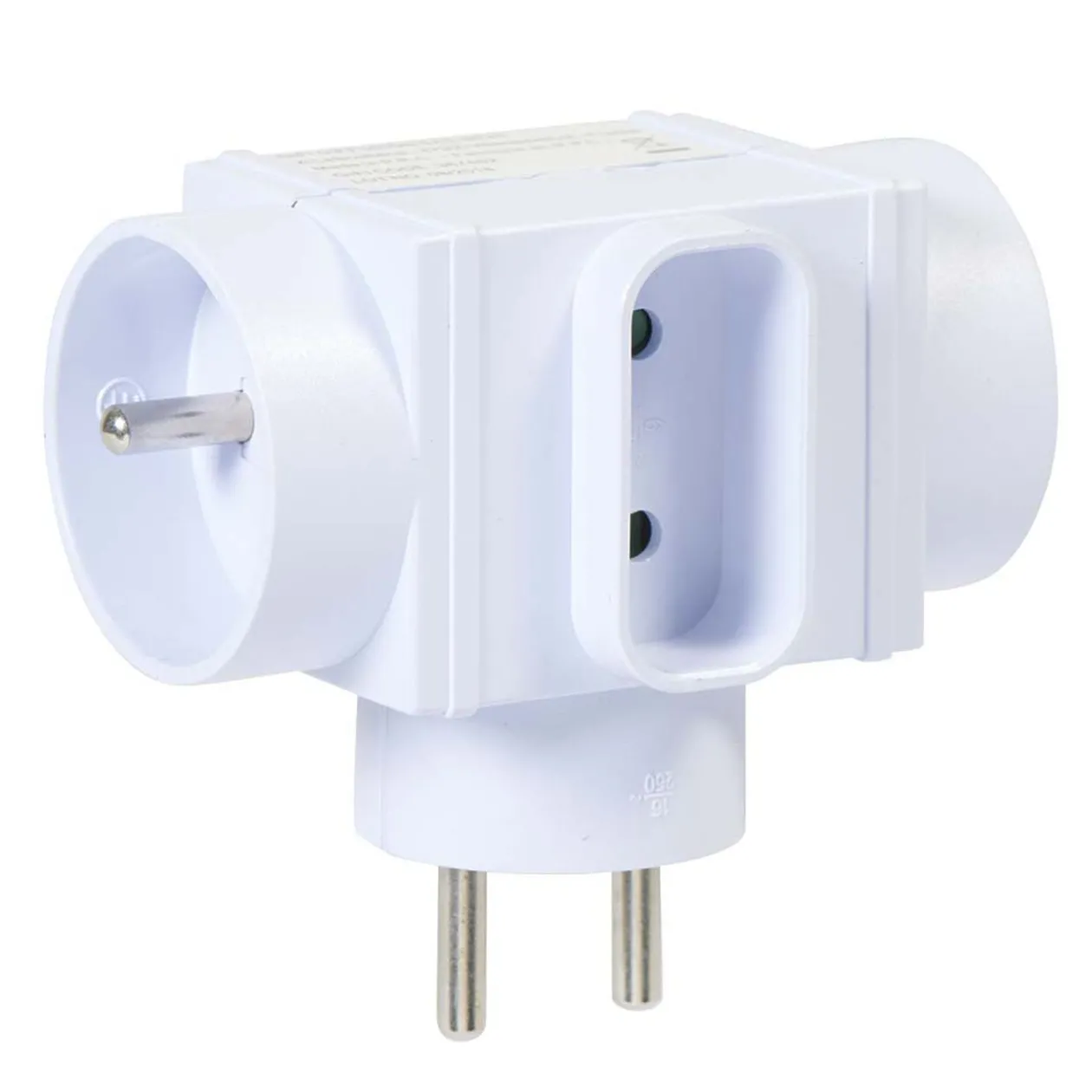 Multiprise triplite blanche