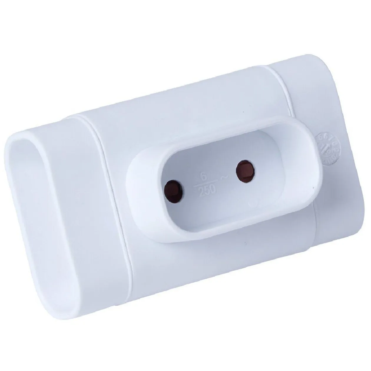 Multiprise triplite blanche 3x 6A