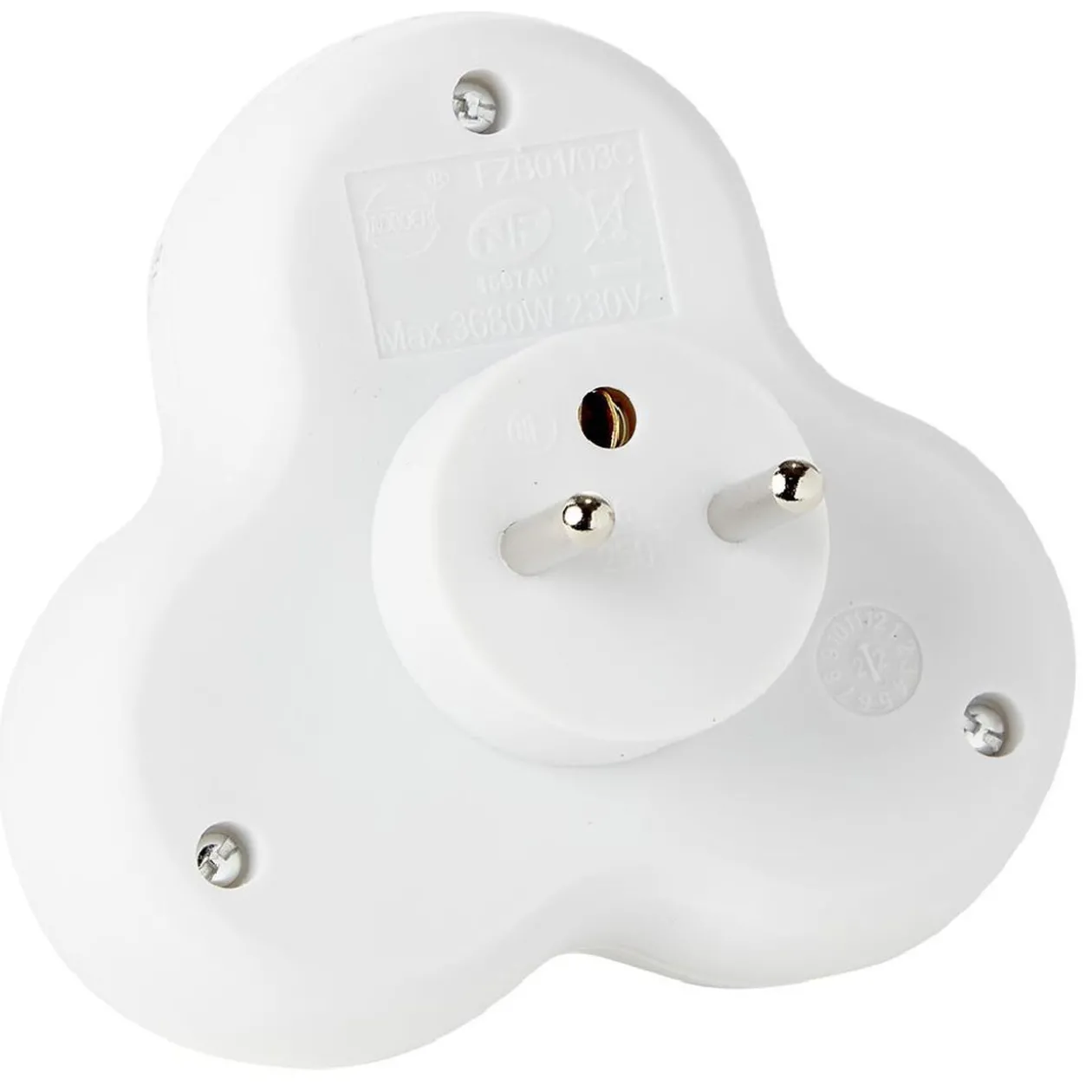 Multiprise triplite triangulaire 3x 16A