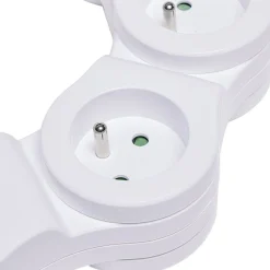 Multiprise 4x16A et 2 usb blanc