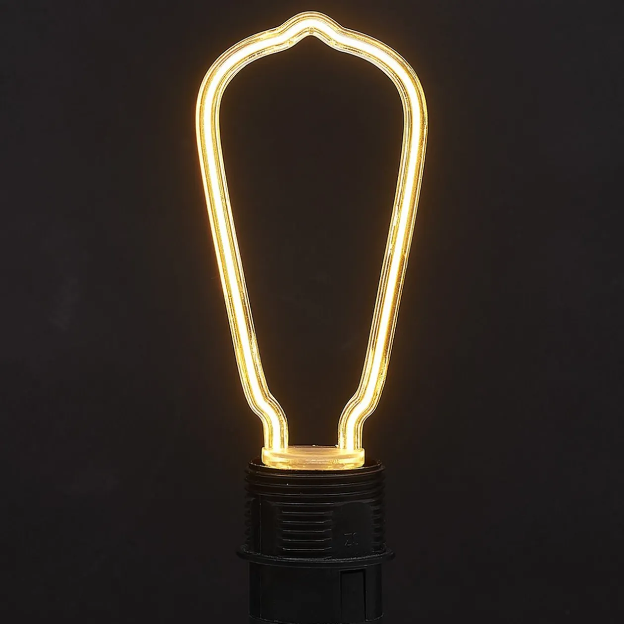 Néon forme ampoule Edison 360 lms blanc chaud