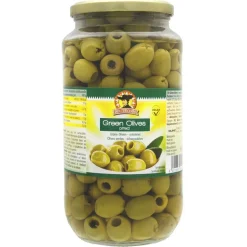 Olives vertes dénoyautées en pot de 920g