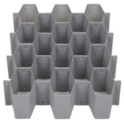 Organisateur de tiroir alvéoles clips 18 à 28 compartiments