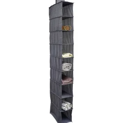 Organisateur de vêtements Gris - 9 niveaux - 32x15xH128 cm