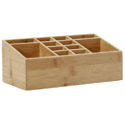 Organisateur en bambou 12 compartiments