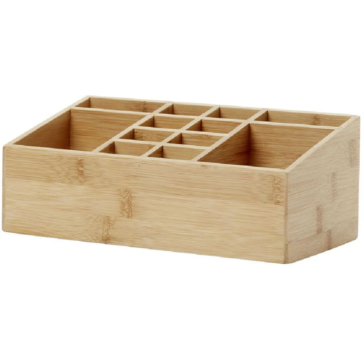 Organisateur en bambou 12 compartiments