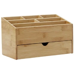 Organisateur salle de bain en bambou