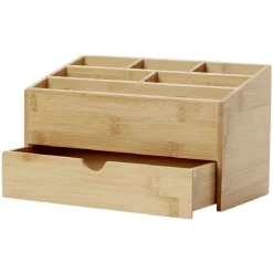 Organisateur salle de bain en bambou