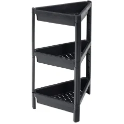 Organiseur d'angle 3 niveaux noir