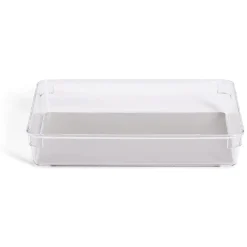 Organiseur de tiroir plastique transparent 25x16,3xH.4,8cm