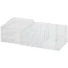 Organiseur rangement cosmétique transparent 2 tiroirs