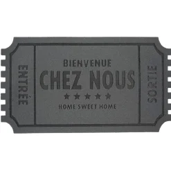 Paillasson antidérapant design Bienvenue Chez Nous